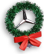 StarWreath Logo - Christmas Wreath for  Mercedes